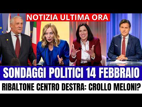 ULTIMO MINUTO SONDAGGI POLITICI: oggi CAMBIA TUTTO, nuovo PODIO vincono SCHLEIN e CONTE? E Meloni?