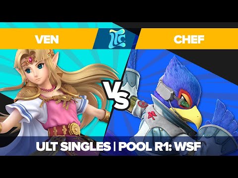 ven vs Chef - Ultimate Singles R1 Pools: WSF - Low Tide City | Zelda vs Falco