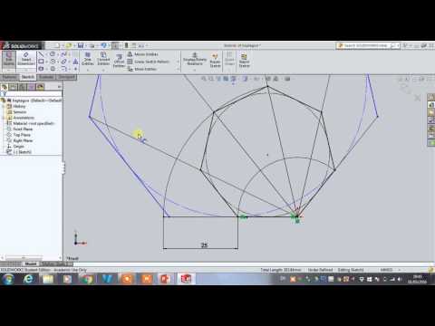 Video explaining relationship between the edge of a heptagon and a diagonal