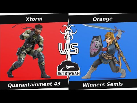 Quarantainment 43 Winners Semis - Xtorm (Snake) Vs. Orange (Link) Smash Ultimate - SSBU