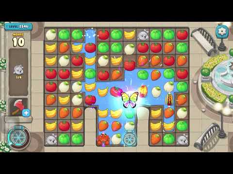 We Bare Bears Match3 Repairs Level 2546, 22 Moves (Use Boosters)