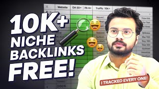 How I Found 10,000+ Niche-Relevant  Backlinks for Free (Step-by-Step)
