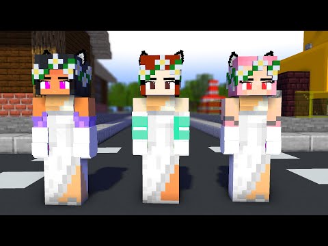 CAPTURED LOVE MEME FIRST MEET WEDDING APHMAU & AARON - MINECRAFT ANIMATION #shorts
