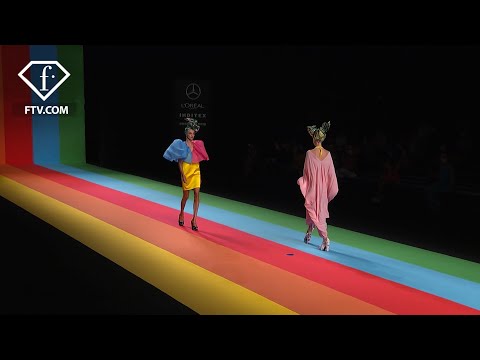 Rainbow African S/S 2021 collection by Agatha Ruiz De La Prada, MBFW Madrid