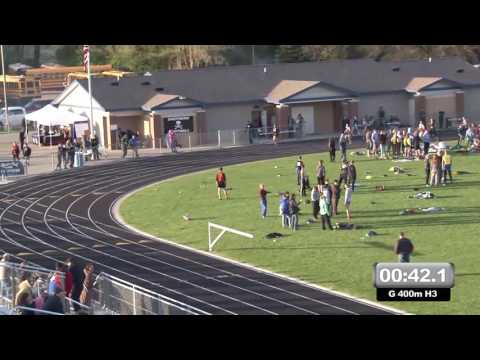 2017 Shepherd Bluejay Invite Girls 400m Dash Heat 3