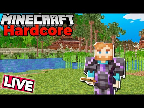 Building a LUSH Desert River in MINECRAFT 1.20 - HARDCORE Survival Let's Play