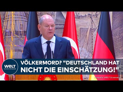 TÜRKEI: Scholz trifft Erdogan in Istanbul! Streit um Völkermord-Vorwurf gegen Israel!