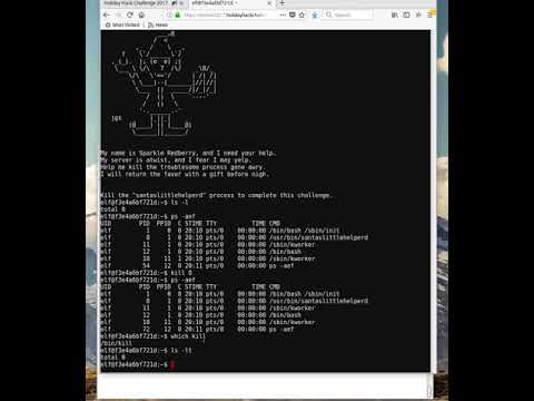 SANS Holiday Hack 2017-kill-Terminal 2 of 8