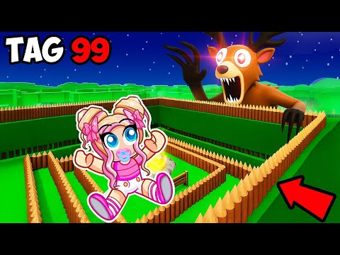 ÜBERLEBE 99 NÄCHTE im WALD als BABY! 🌸 Roblox