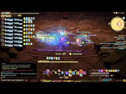 FFXIV:ARR - Battle in the big keep.