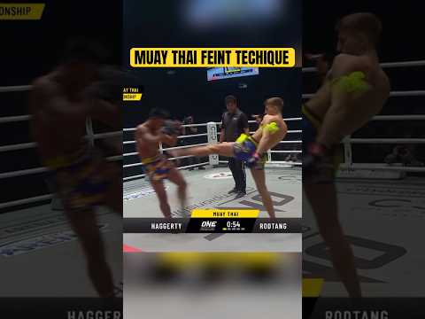 Muay Thai feint 🥊💀 #muaythai #training #martialarts #mma #kickboxing