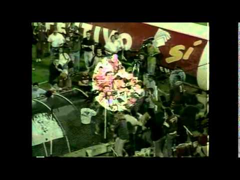 Briga em Lanús x Atlético-MG pela Conmebol de 1997