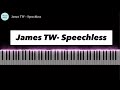 James TW- Speechless Piano Cover/Sheet
