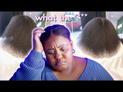 I'M NEVER GETTING A CURLY CUT ON MY TYPE 4 HAIR |...