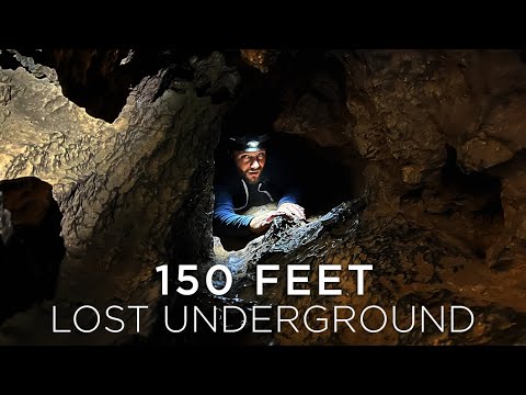 We got lost Caving! 150 feet under the ground.