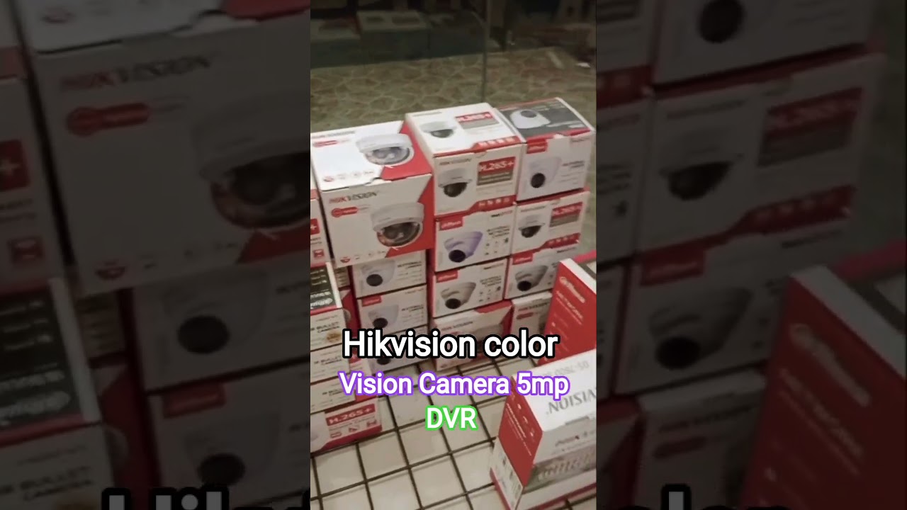 Hikvision color vision 5mp camera | DVR & Hikvision camera #cctvcamera #security #shortsfeed #cctv