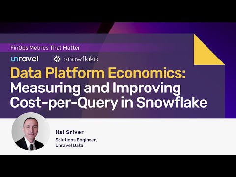 Data Platform Economics: Measuring and Improving Cost-per-Query in Snowflake