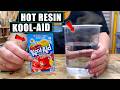 We Didn't EXPECT That! Kool-Aid In HOT Resin - Maker Month Ep.23