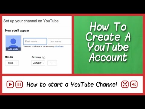 Make A YouTube Account - How To Start A YouTube Channel - FAQ Tube Video