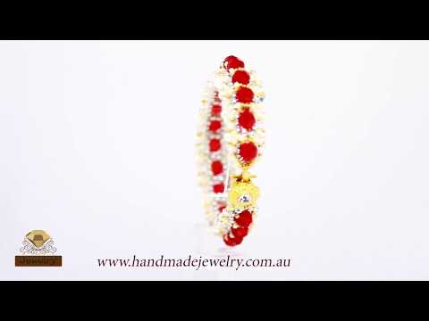 Handmade jewelry bracelets"The Countess#2" with Preciosa roundess