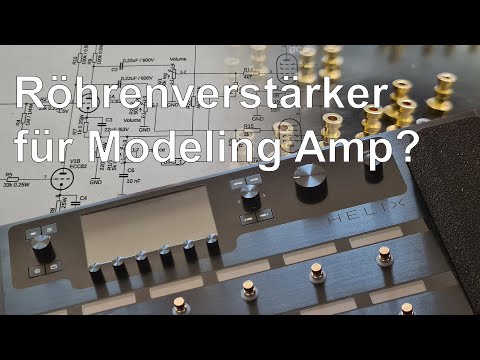 Röhrenverstärker für Lin6 Helix - Teil 2:  die Schaltung des Verstärkers