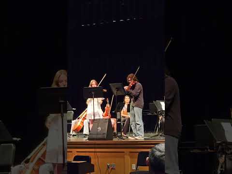 Zo Pietras and Leanna Mascio perform Der Erikonig. FHS summer camp 2025