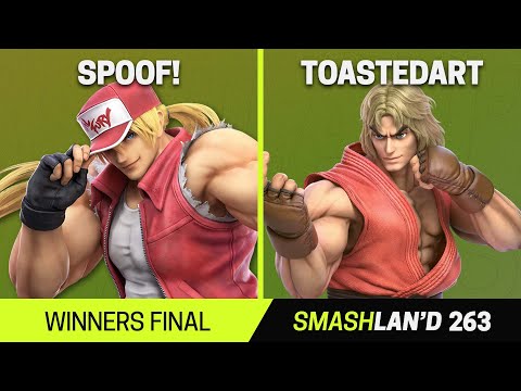 SmashLAN'd 263 Winners Final - Spoof! (Terry) vs ToastedArt (Ken, Donkey Kong) - SSBU Tournament