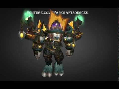 Tauren Druid Tier 12 armor set - T12 - Obsidian Arborweave Battlegarb / Regalia / Vestments
