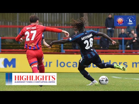 Quickfire double defeats Pools 📺 | Aldershot Town 2-1 Hartlepool United