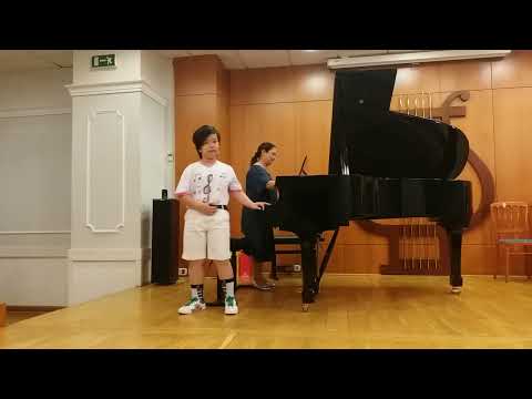 March militaires in D major (F. Schubert): Hoang Kim Gia Bao & Laura Csík (Budapest, 20/6/2019)