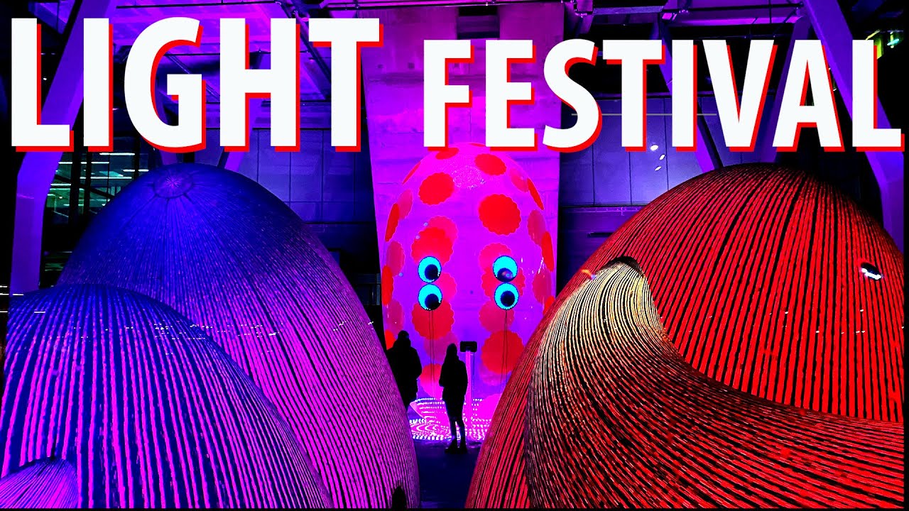 Embark on an enchanting walking tour of the Amsterdam Light Festival.