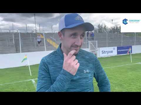 Ballinkillen manager Eoin Larkin after Bagenalstown game