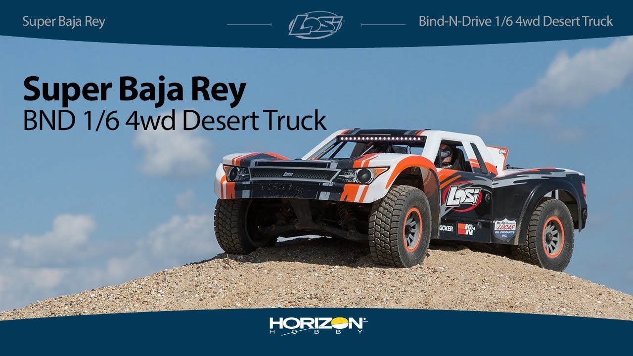 Losi Super Baja Rey 1:6 4WD BL AVC BND