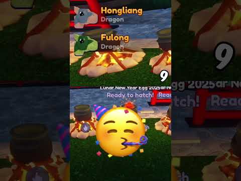 (DOUBLE FULONG!?) HATCHING 15 LUNAR NEW YEAR EGGS in DRAGON ADVENTURES! 🏮 #dragonadventures #roblox