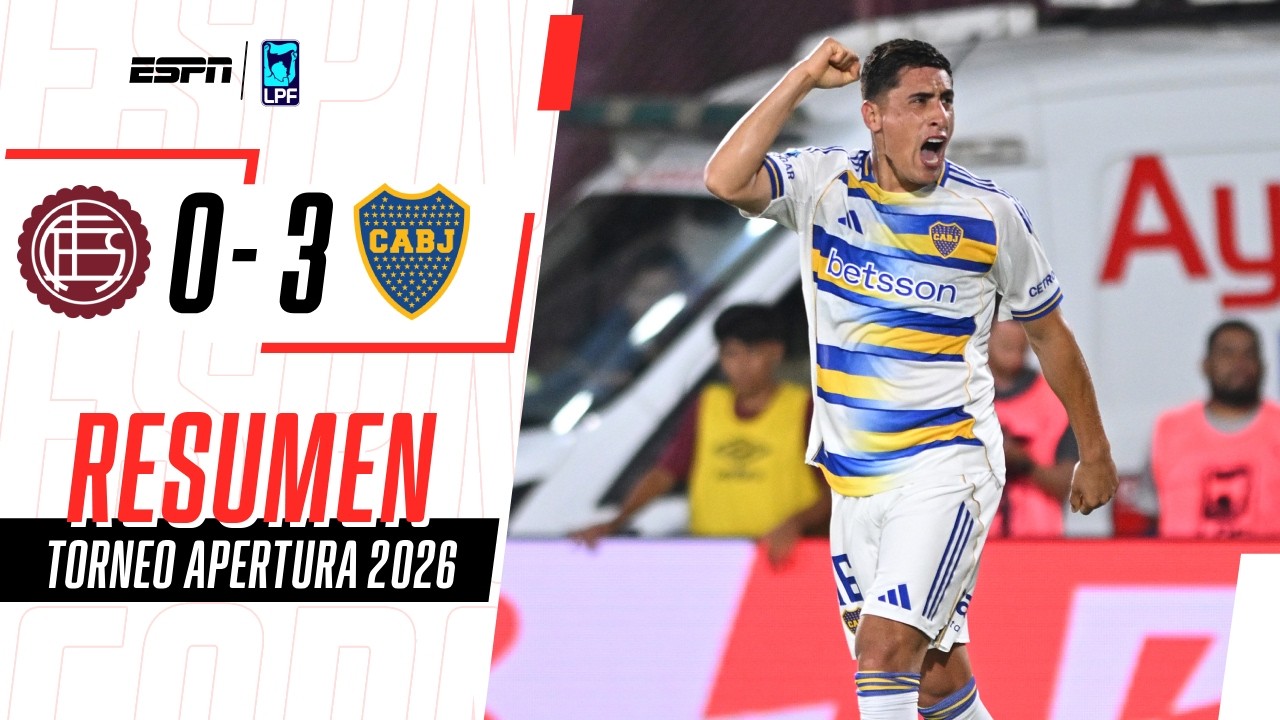 EL XENEIZE BAILÓ AL CAMPEÓN DE LA RECOPA CON DOBLETE DE MERENTIEL | Lanús 0-3 Boca | RESUMEN