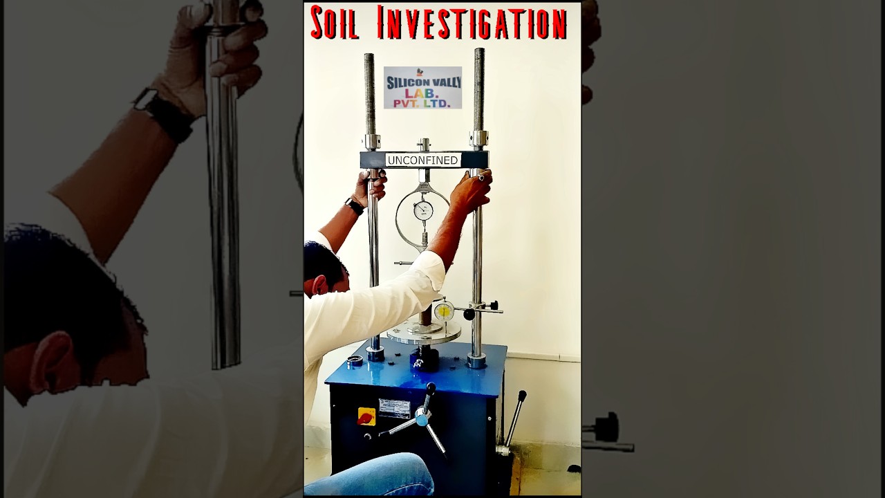 Unconfined Compression Test 🔬 || Strength Testing Like Never Before || #nabl #civilservices