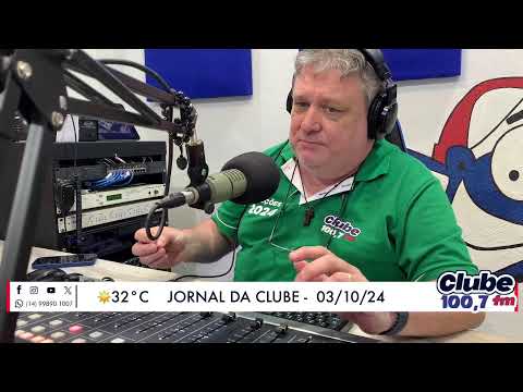 Jornal da Clube - 03/10/24 - Edição do Almoço