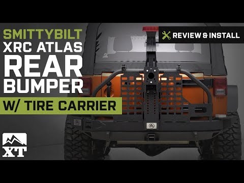 Jeep Wrangler Smittybilt XRC Atlas Rear Bumper w/ Tire Carrier (2007-2017 JK) Review & Install