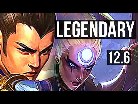 XIN ZHAO vs DIANA (JNG) | 10/1/9, Legendary, 600+ games | KR Diamond | 12.6