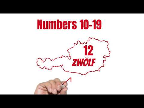 Austrian German - Numbers10-19