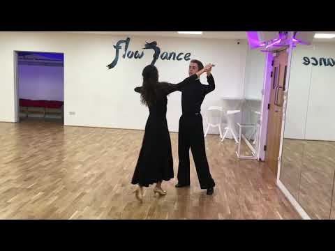 Foxtrot - Silver, Feather Step, Reverse Turn, 3 Step, Natural Weave, Basic Weave, Change Direction