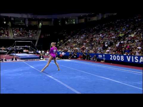 Nastia Liukin - Floor Exercise - 2008 Visa Championships - Day 2