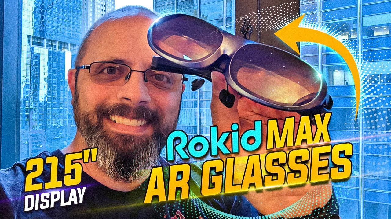 ROKID MAX AR Glasses Review 120Hz display at 215" for your devices