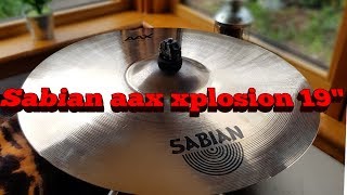 Video thumbnail for SABIAN AAX XPLOSION CRASH 19" by Heavy Drums Inc