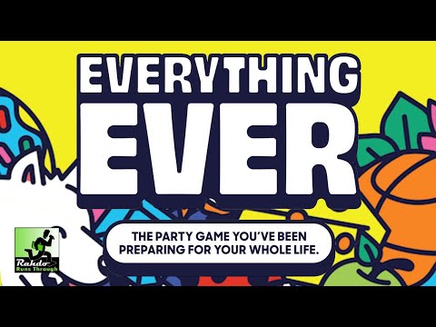 Everything Ever - another great party game that works surprisingly well for 2!