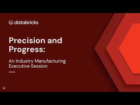 Watch: Enterprise AI in Manufacturing: Building Agentic Systems and Knowledge Platforms with Databricks
