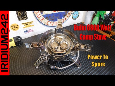 Cooking Blowtorch! Bulin 6800 Watt Camp Stove!