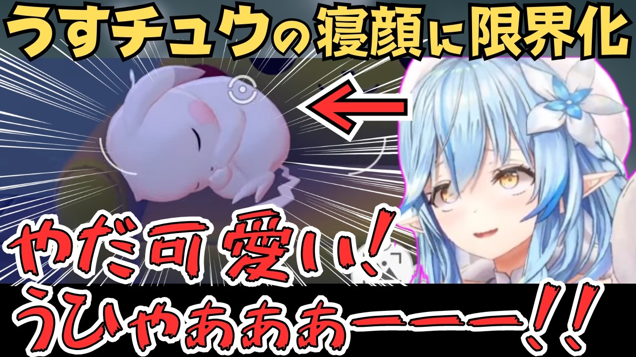 うすチュウをピカチュウ独房に入れ、可愛さに限界化するラミィちゃんw【雪花ラミィ 切り抜き／ホロライブ／ぽこ あ ポケモン】