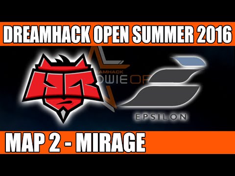 HellRaisers vs Epsilon eSports | Bo3 Map 2 (Mirage) DreamHack Open Summer 2016 (19th June 2016)