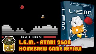L.E.M. - Atari 2600 Homebrew Game Review and Gameplay